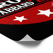 トランプ・タルシ・ガバード2024保守的な米国国旗 ポスター (角)