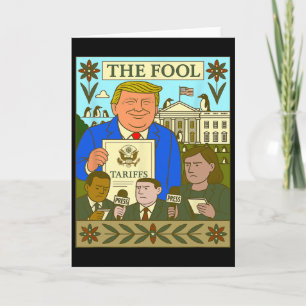 トランプ タロットカード The Fool 関税をペンギンに課す カード