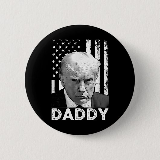 トランプ・ダディ 2025 大統領 支持者 男性 女性 缶バッジ (正面)