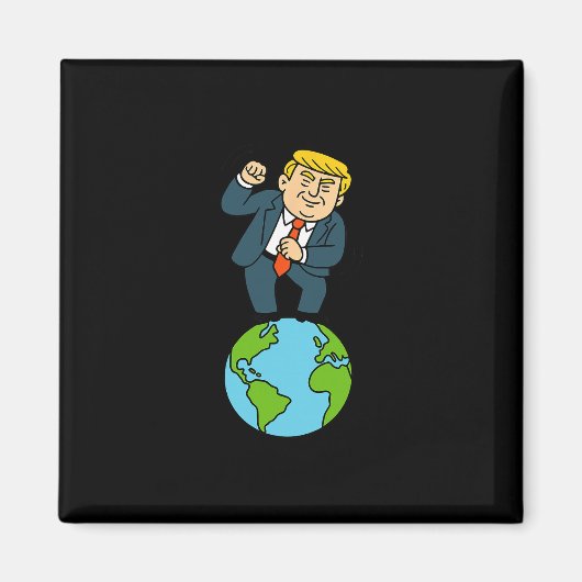 トランプ ダンス おもしろいフレーズ マグネット (正面)