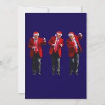 トランプ ダンス クリスマスカード