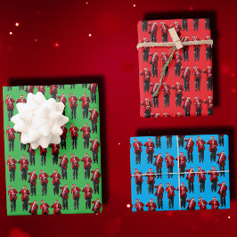 トランプ・ダンス | トランプサンタハットクロースダンス ラッピングペーパーシート