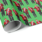 トランプ・ダンス | トランプサンタハットクロースダンス ラッピングペーパー (ロールコーナー)