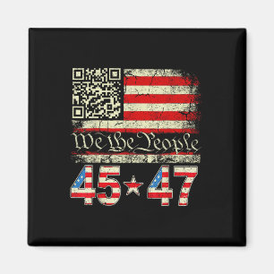 トランプ ダンス トロール QR 楽しい トランプ ダンス コード レトロ  マグネット