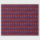 トランプ・ダンス | ハッピートランプ踊りギフト ラッピングペーパー (フラット)