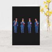 トランプ ダンス 4th Of July Trump 2025 _1 カード (黄色い花)