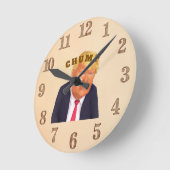 トランプ/チャンプ時計 ラウンド壁時計 (傾斜)