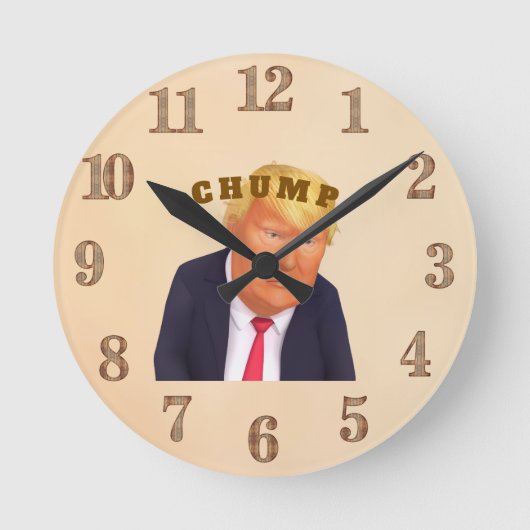 トランプ/チャンプ時計 ラウンド壁時計 (正面)