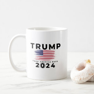トランプ・テイク・アメリカ2024 コーヒーマグカップ