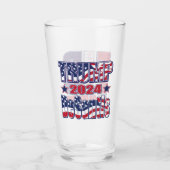 トランプ・デサンティス2024 タンブラーグラス (正面)