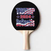 トランプ・デサンティス2024 卓球ラケット (正面)