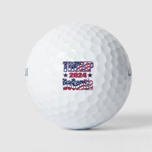 トランプ デサンティス ゴルフボール (正面)
