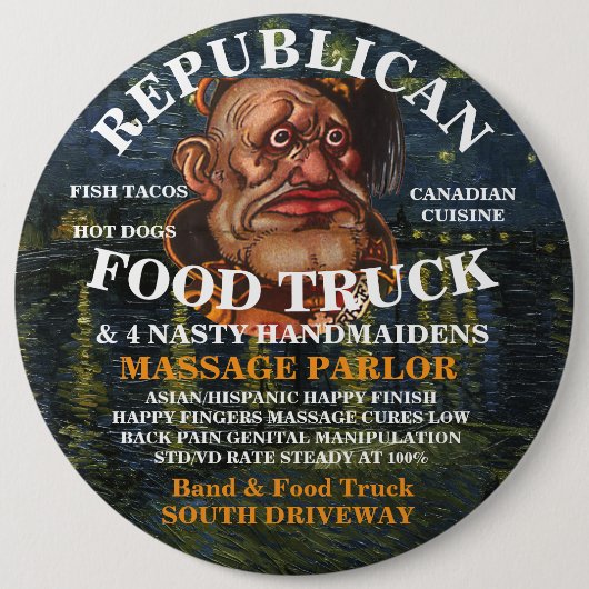 トランプ トランプス 共和党 TSA FV YARD SIGN VD STD 缶バッジ (正面)