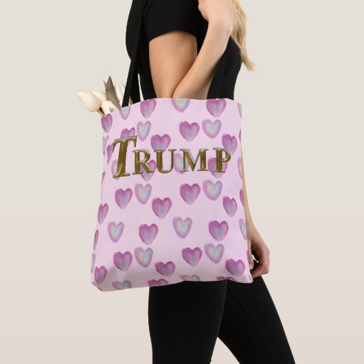 トランプ トートバッグ (クローズアップ)