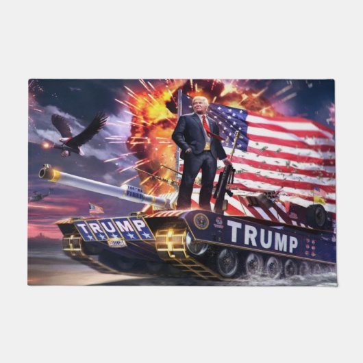 トランプ ドアマット (正面)