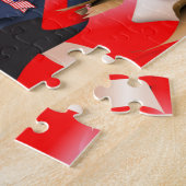 トランプ，ドナルド，メラニア，クリスマス，プレゼント，プレゼント， ジグソーパズル (側面)