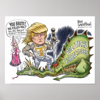 トランプ・ドラゴン層16インチx 12インチ、ポスター紙(マット) ポスター