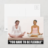 トランプ/ドランプ：フレキシブル ポストカード (正面/裏面)