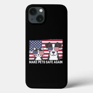 トランプ ハリス討論会2024 ペットを再び安全に iPhone 13ケース