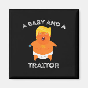 トランプ・バイと裏切り者のトおもしろいランプ大統領 マグネット