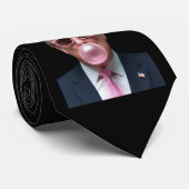 トランプ・バブルガム・ピンク・面白い・アメリカ大統領 ネクタイ (ロール)
