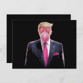 トランプ・バブルガム ポストカード (正面/裏面)