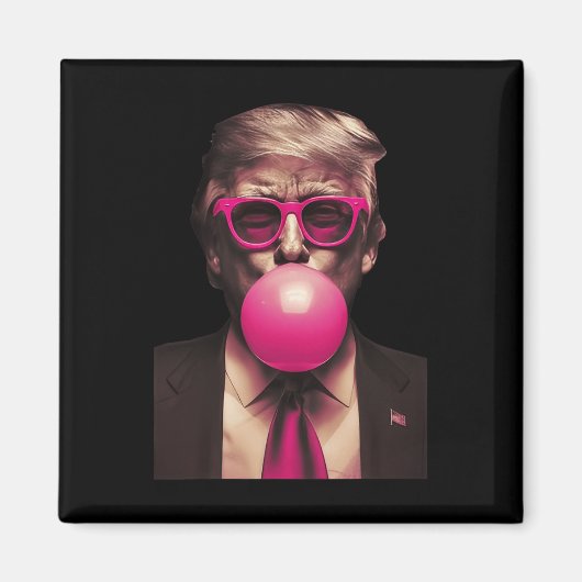 トランプ・バブルガム マグネット (正面)