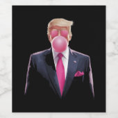 トランプ・バブルガム ワインラベル (シングルラベル)