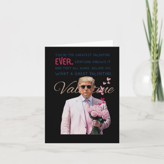 トランプ バレンタイン カード (正面)