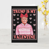 トランプ+バレンタイン カード (黄色い花)