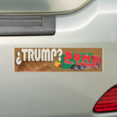 トランプ バンパーステッカー (車上)