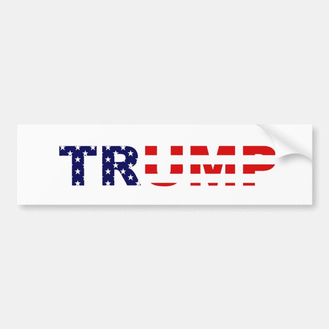 トランプ バンパーステッカー (正面)