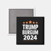 トランプ・バーガム大統領2024米国選挙 マグネット (正面/裏面)