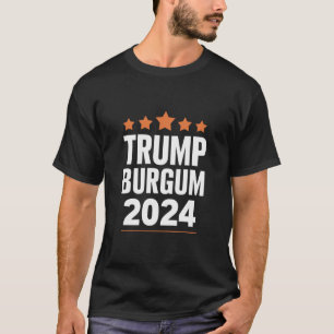 トランプ・バーガム大統領 2024 米国選挙 Tシャツ