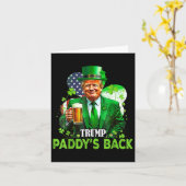 トランプ・パディのCkSt patricks day国旗Shamrock Iri カード (黄色い花)