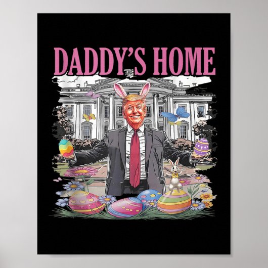 トランプ・パパの家またイースターを作ろう素晴らし ポスター (正面)
