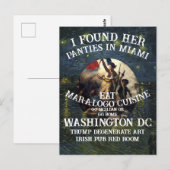 トランプ パンティー マイアミ カトリック教会 白 ポストカード (正面/裏面)