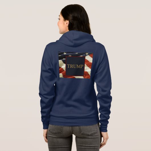 トランプ パーカ (裏面フル)