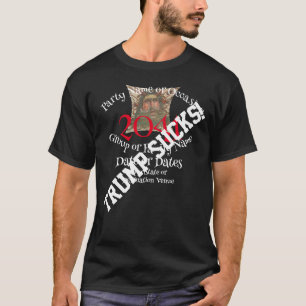 トランプ パーティー ワイン ウェディング バチェラー バチェラレット Tシャツ