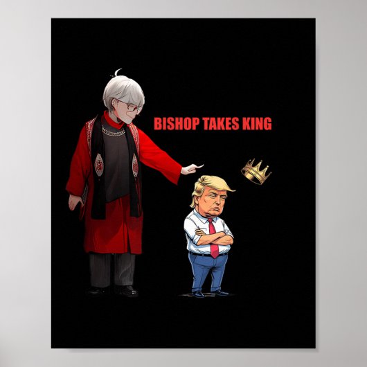 トランプ・ビショップ・ブードがキングを取る ポスター (正面)