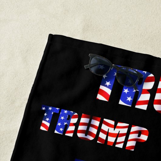 トランプ ビーチタオル (インサイチュ)