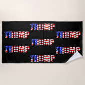 トランプ ビーチタオル (正面)