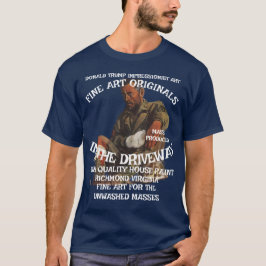 トランプ ファインアート ドライブウェイ ハウス ペイント オリジナル Tシャツ
