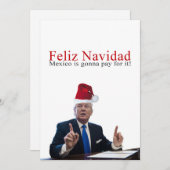 トランプ。フェリズ・ナヴィダメキシコが払う！ シーズンカード (正面/裏面)