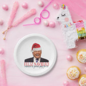 トランプ。フェリズ・ナヴィダメキシコが払う！ ペーパープレート (パーティー)