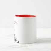 トランプ。フェリズ・ナヴィダメキシコが払う! マグカップ (中央)