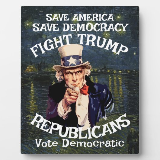 トランプ フォトプラーク (正面)