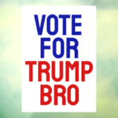 トランプ・ブロの投票 – 選挙2024 ウィンドウサイン (シート3)