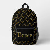 トランプ プリントバックパック (正面)