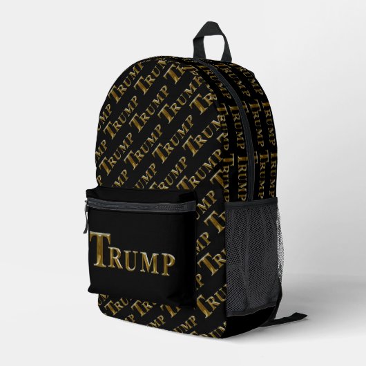 トランプ プリントバックパック (裏面右端)